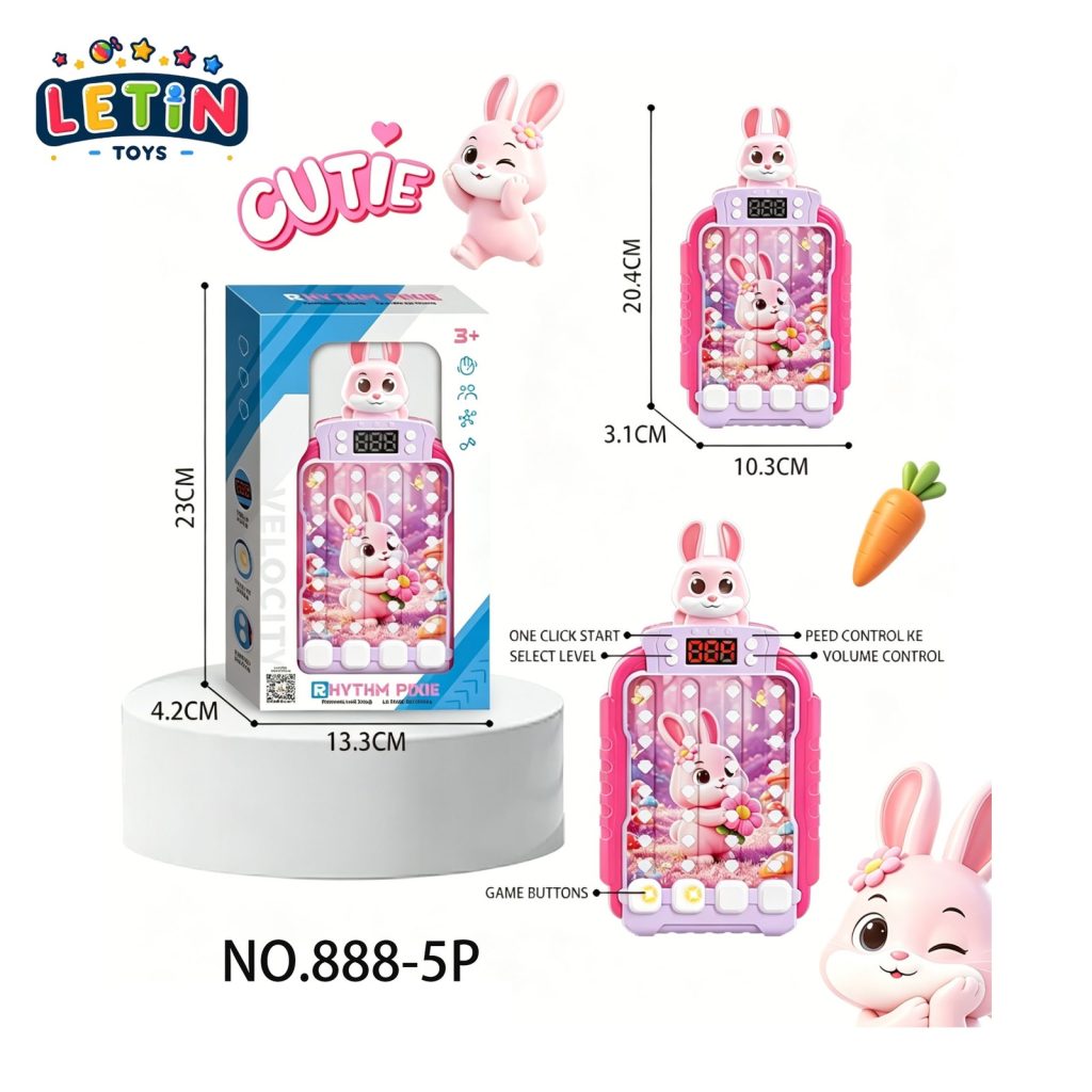 Bunny Rhythm Master Game with Lights and Music