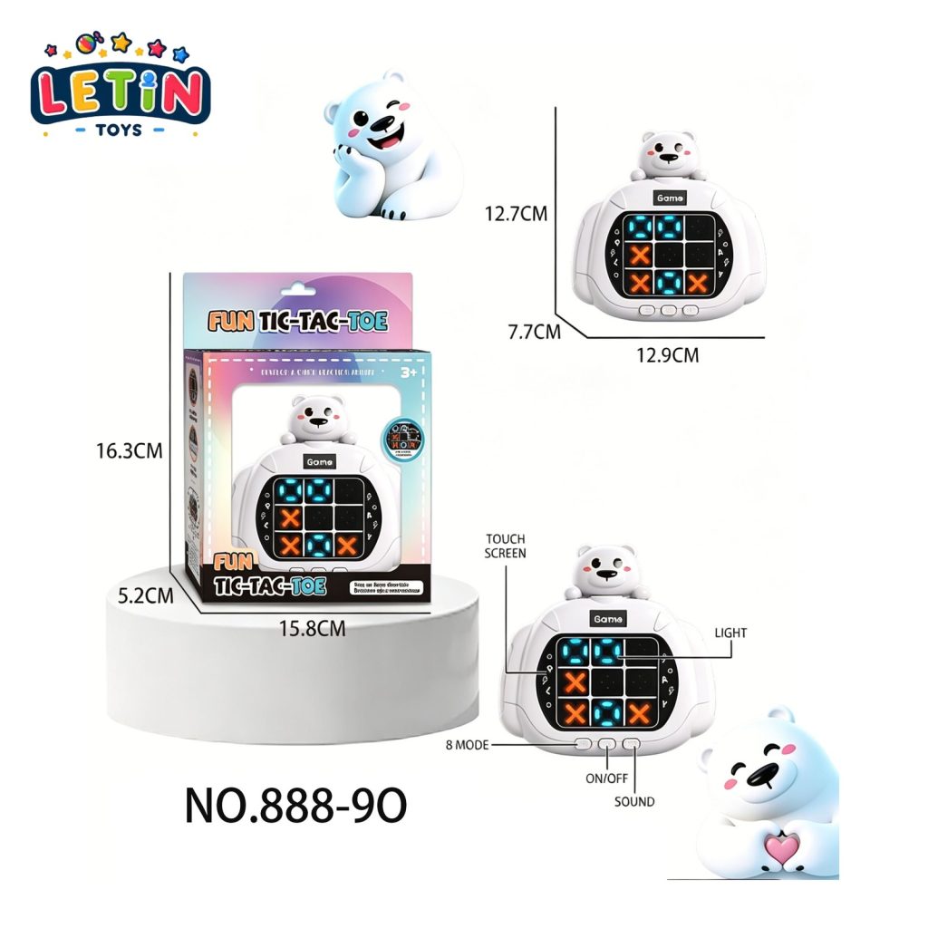 Polar Bear Touch Screen Tic Tac Toe Game