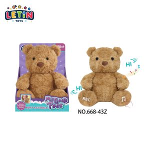 Plush Recording Bear Soother with Music