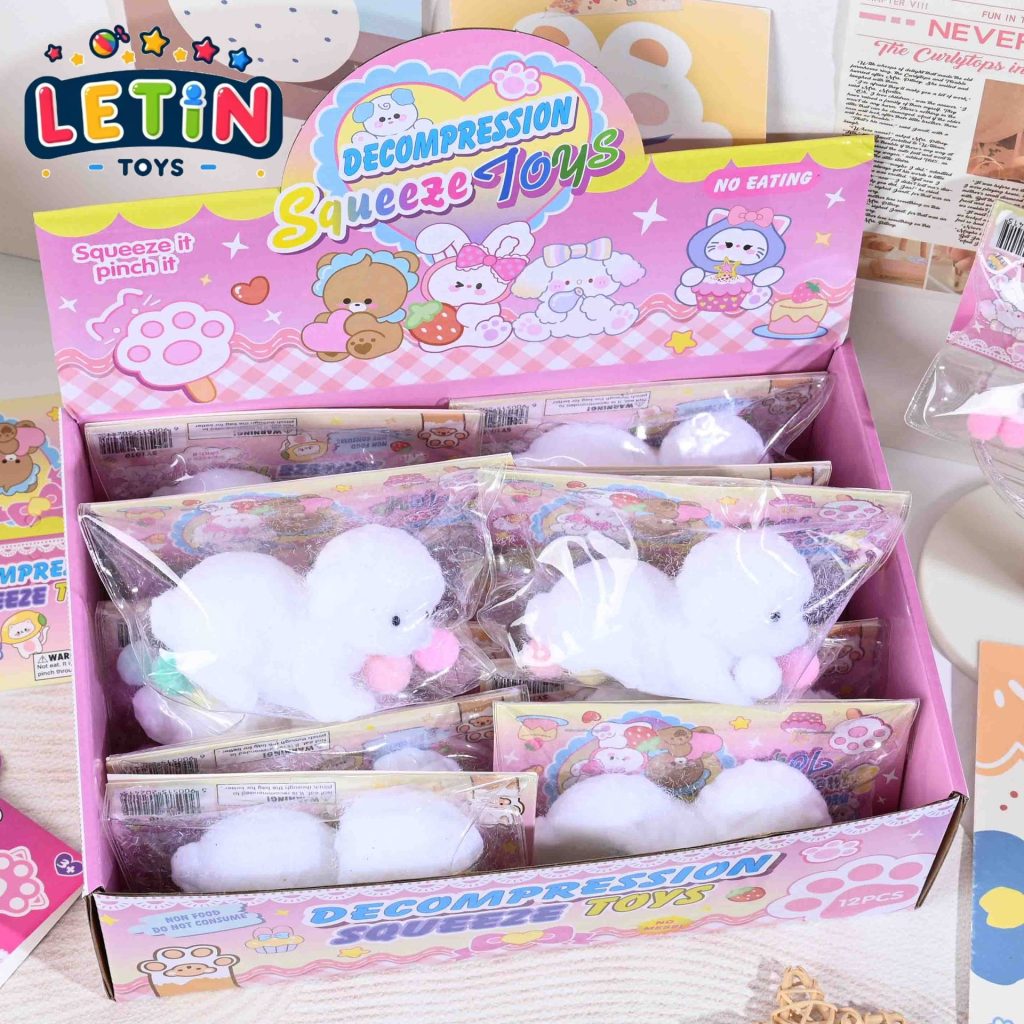 16PCS Little Teddy Squishy Toys