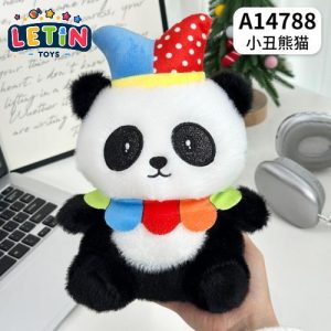 22cm Clown Panda Plush Toy