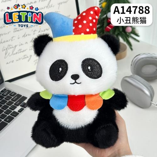 22cm Clown Panda Plush Toy