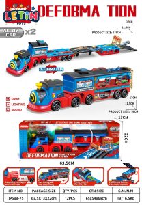 Train Track Racing Play Set