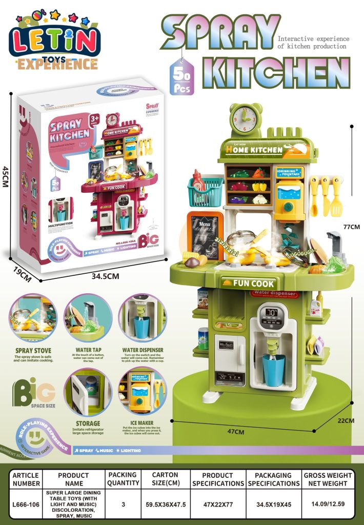Kitchen Dining Table Play Set
