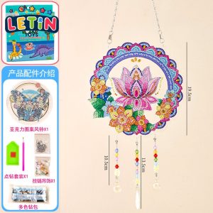 DIY Diamond Painting Wind Chime Craft Kit