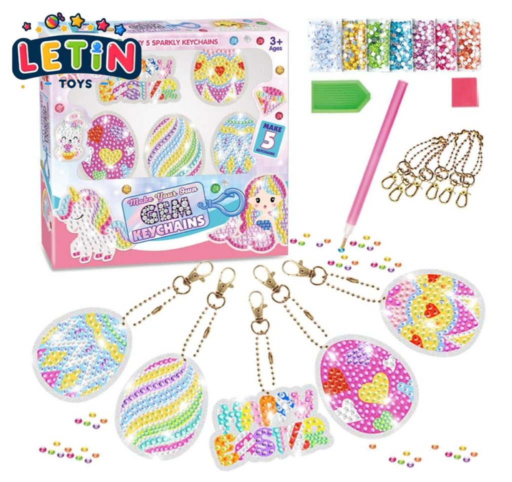 Easter Egg Diamond Sticker Art
