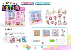 Unicorn Diamond Sticker Art
