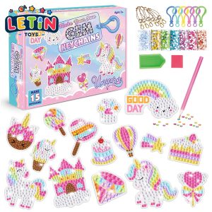 DIY Diamond Painting Keychain Kit – Pony, Ice Cream & Donut