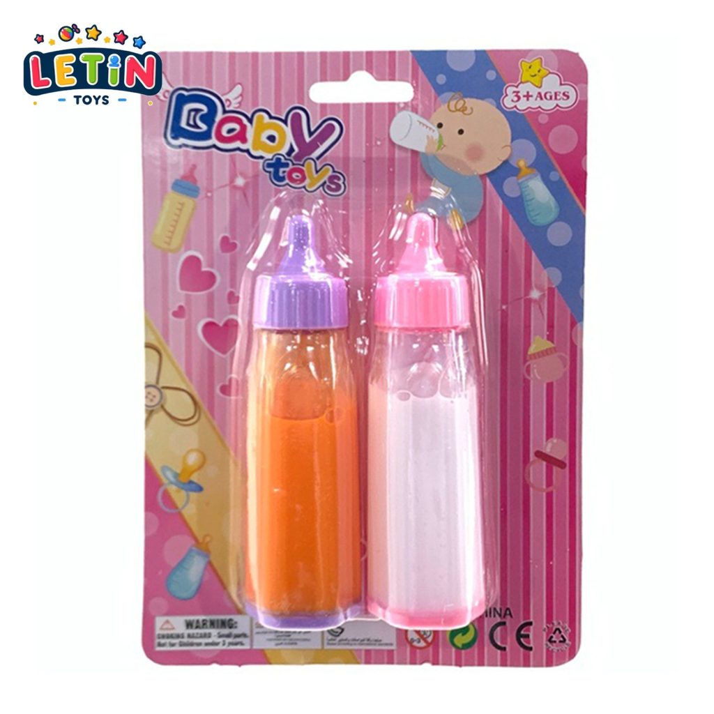 2-Piece Magic Liquid Baby Bottle Play Set