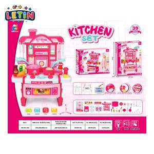Kitchen Play Table Set with Lights & Music