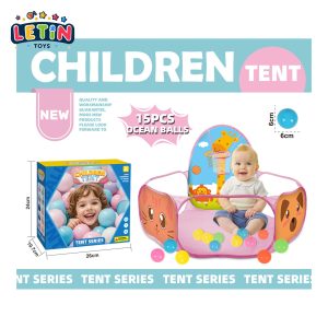 Foldable Kids Ball Pit with 15 pcs Ocean Balls