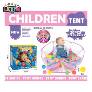 Foldable Kids Ball Pit with 20 pcs Ocean Balls