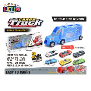 Portable Carrier Truck with 6 Die-cast Cars & Launcher