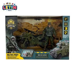 Military Army Combat Playset with Soldiers