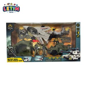 Deluxe Military Base Playset with Soldiers & Vehicles