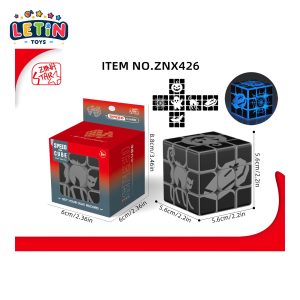 Glow-in-the-Dark Halloween UV 3×3 Speed Cube