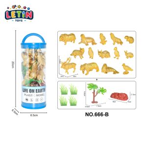 Mini Golden Polar Animal Figure Set