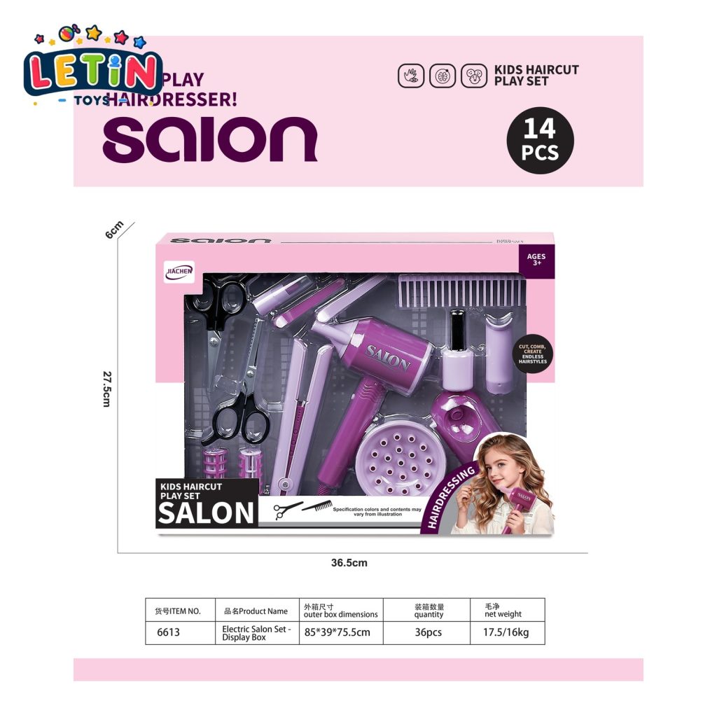Electric Beauty Salon Hairdresser Play Set
