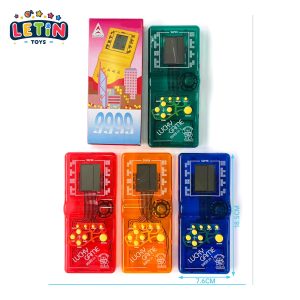 Transparent Handheld LCD Game Console, Assorted Colors