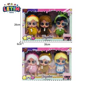 7-Inch Vinyl Doll with 5D Eyes and Plush Outfit