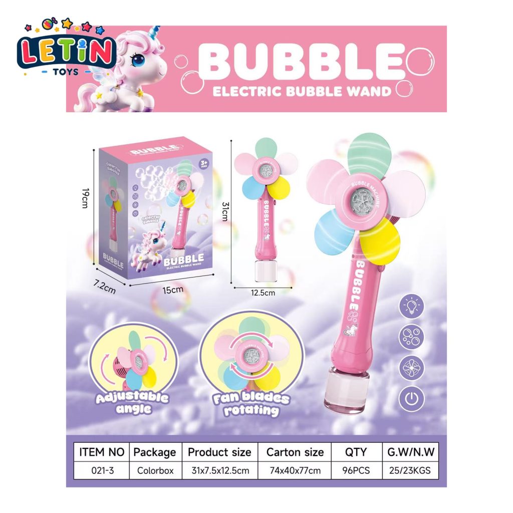 Pony Pinwheel Electric Bubble Machine