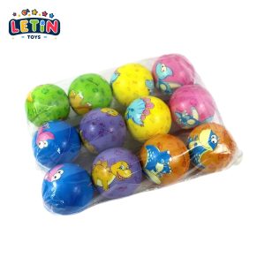 12PCS 6.3CM Dinosaur PU Stress Ball Set