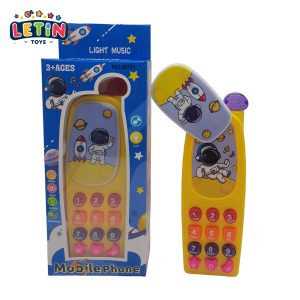 Astronaut Retro Brick Phone Toy with Light and Music