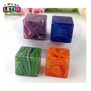 Flow Pattern Ice Cube Fidget Toy 4 Colors
