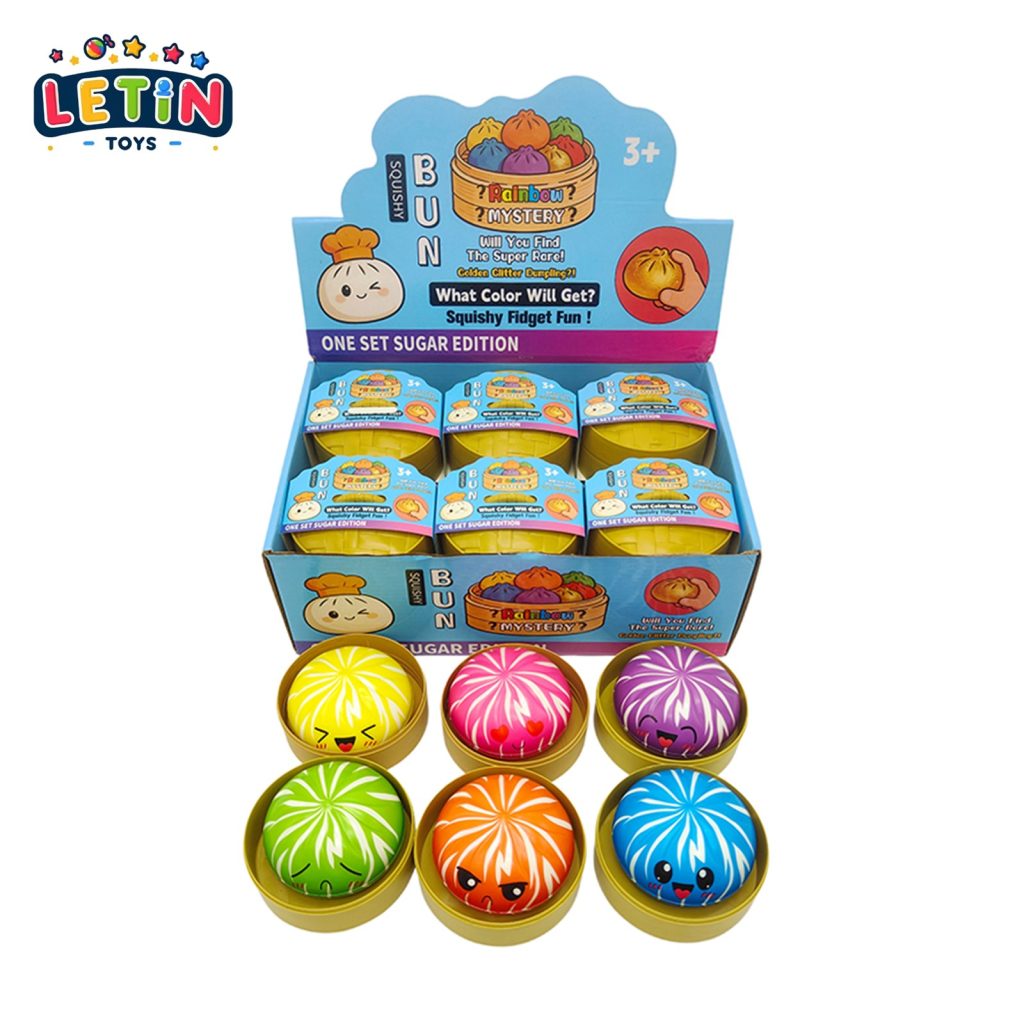 Steamer Basket Squeeze Bun Toy 4 Colors