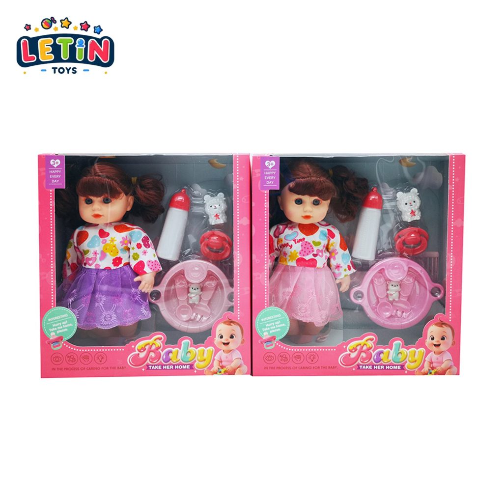 Chubby Baby Doll with Pacifier and Bottle