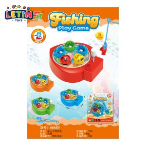 Heart Wind-Up Fishing Game Plate, 4 Colors