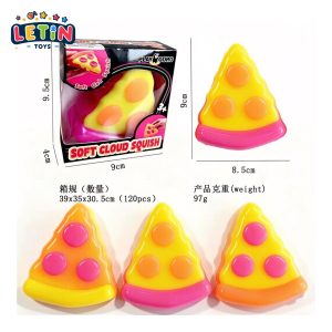 Pizza Squishy Dough Ball, 3 Colors