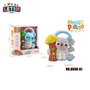 Cartoon Koala Baby Piano Keyboard with Light and Music, 2 Colors