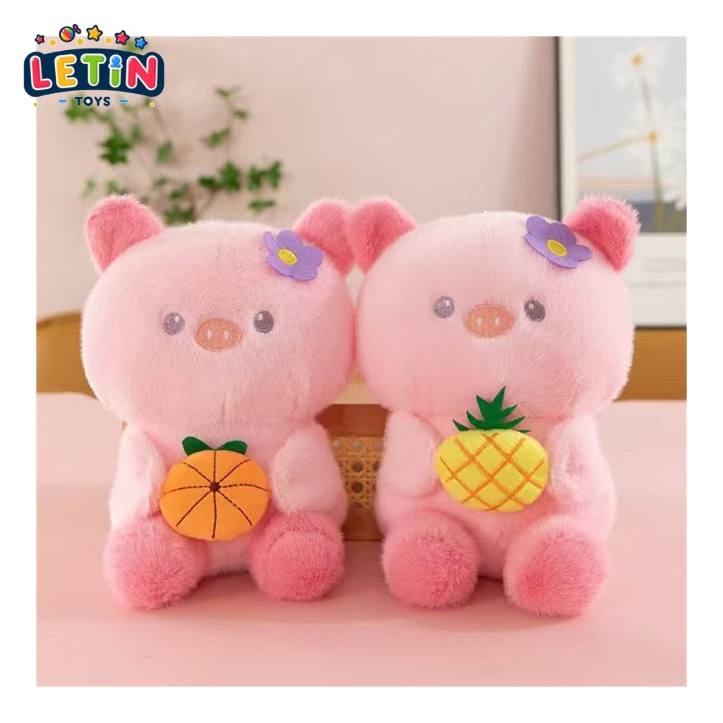Fruit Pig Plush Toy, 2 Styles