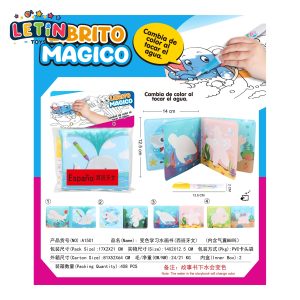 Water Painting Colour Changing Learning Book, Spanish