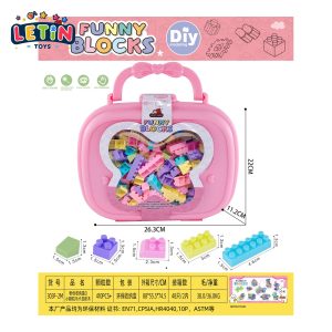 410 PCS Macaron Building Blocks with Storage Box
