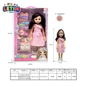18-Inch Fashion Doll Set with Pet and Accessories