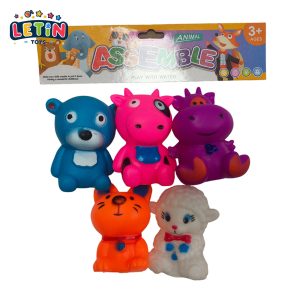 5PCS Squeeze Bath Animal Toy Set – Bear and Friends