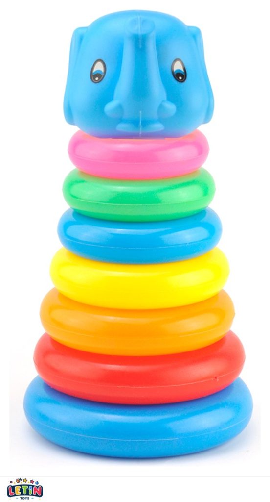 Elephant 7-Layer Stacking Ring Tower
