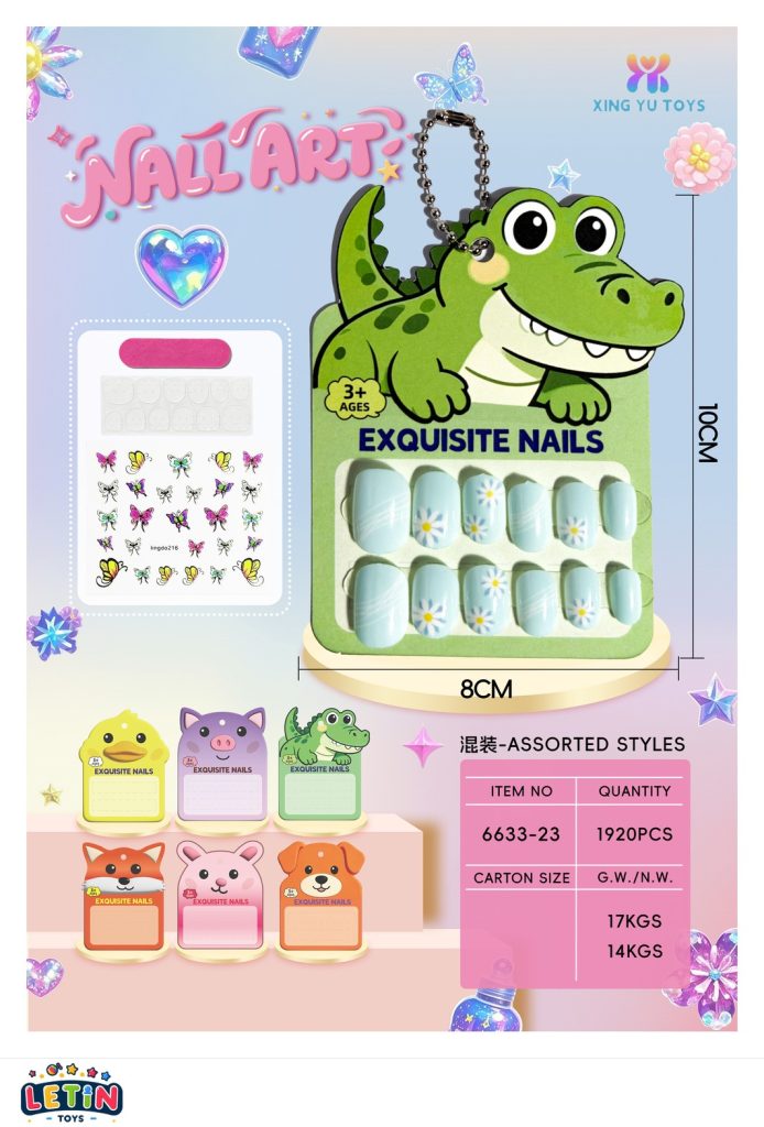 DIY Press-On Nail Art Set