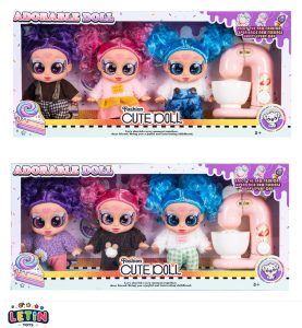 7-Inch Fashion Doll 3-Pack with Blender Play Set