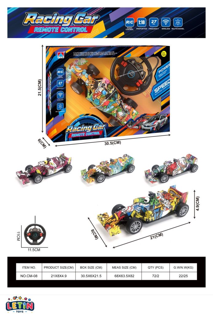 1:18 Graffiti F1 RC Racing Car