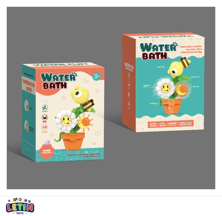 Bee Water Wheel Bath Toy