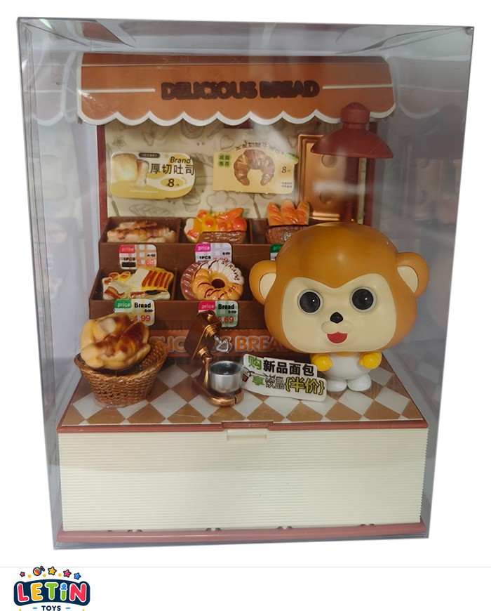 Bakery Shop Pretend Play Set with Lights