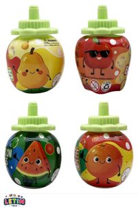 12pcs Fruit Shaped No-Spill Bubble Water Bottle Set