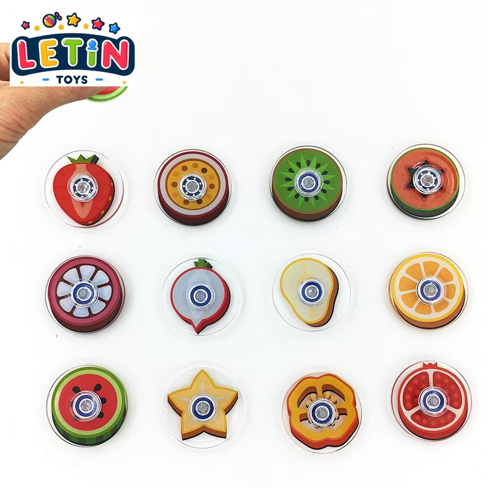 Fruit Series Acrylic Finger Spinner Tops
