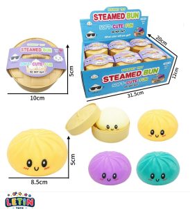 Steamed Bun Squishy Stress Relief Toy 4 Colors