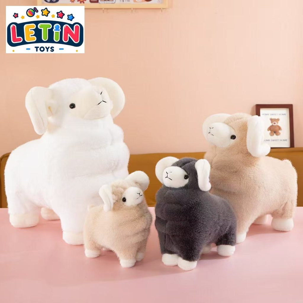 25 cm Plush Sheep Toys, Assorted Colors