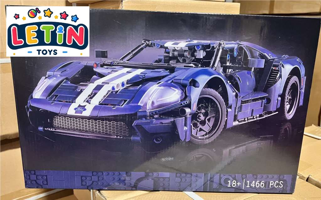 1466-Piece Sports Car Building Block Set