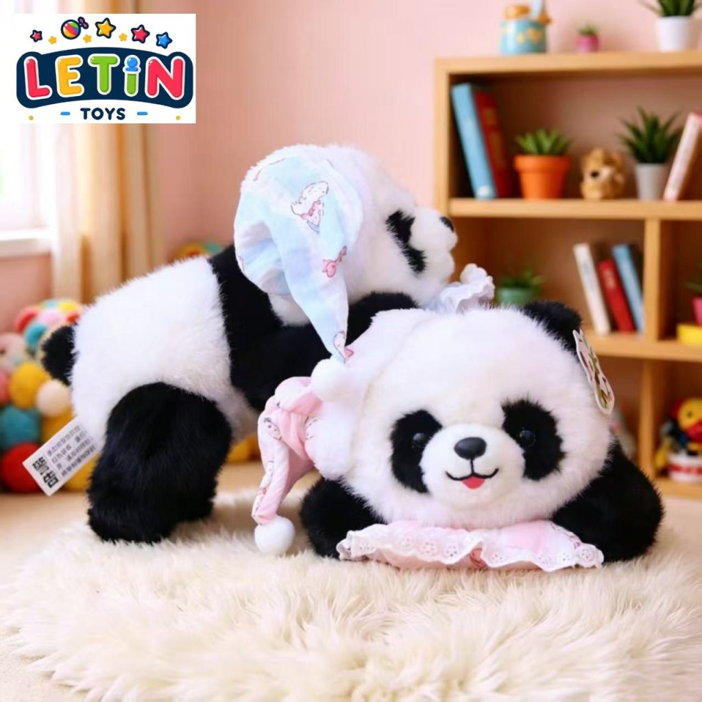 22 cm Sleeping Panda Plush Toy